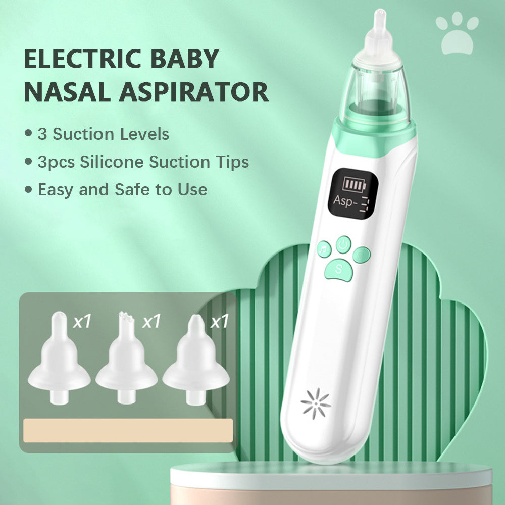 Electric Baby Nasal Aspirator Automatic Nose Sucker Cleaner for Infants