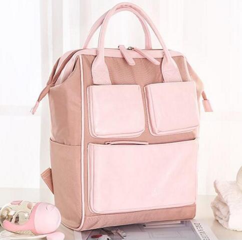 Multifunctional Large Capacity Double Shoulder Mommy Bag