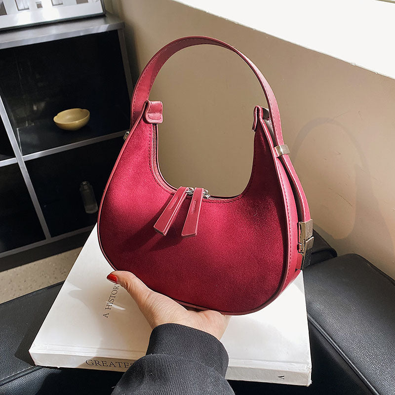 Fashion High-grade Matte French Minority Handbag