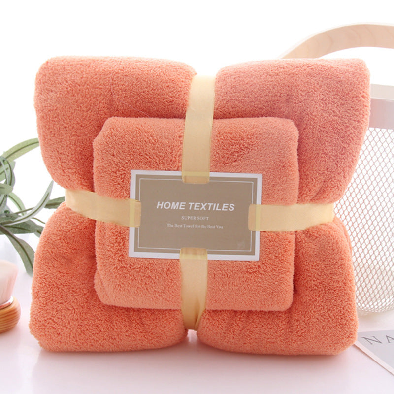 Baby Coral fleece bath towel set