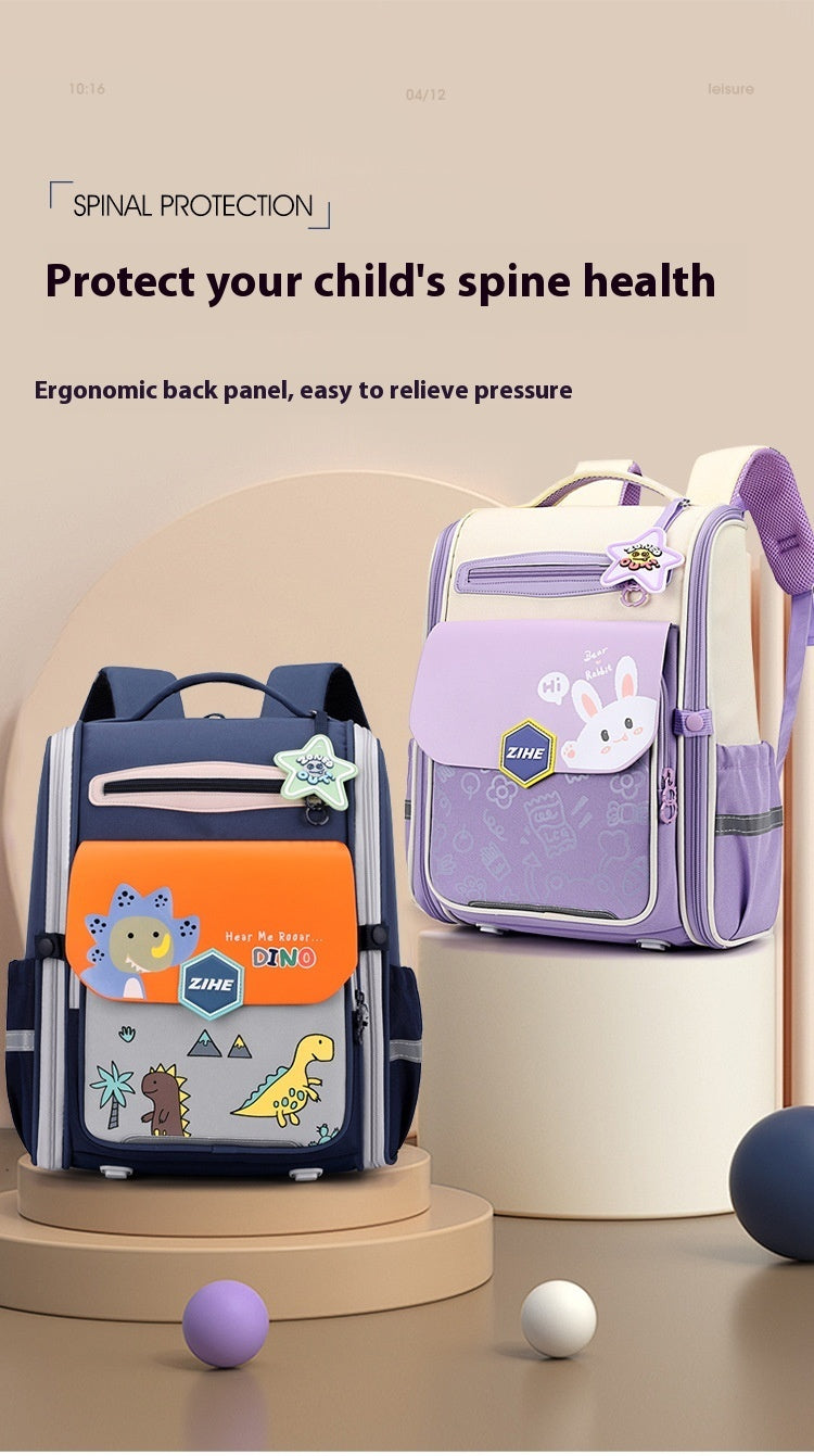 Spine Protection Weight-relief Ultra-light School Backpack