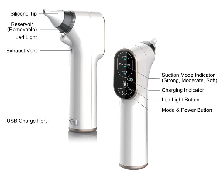 Baby Electric Nasal Suction Device For Newborns