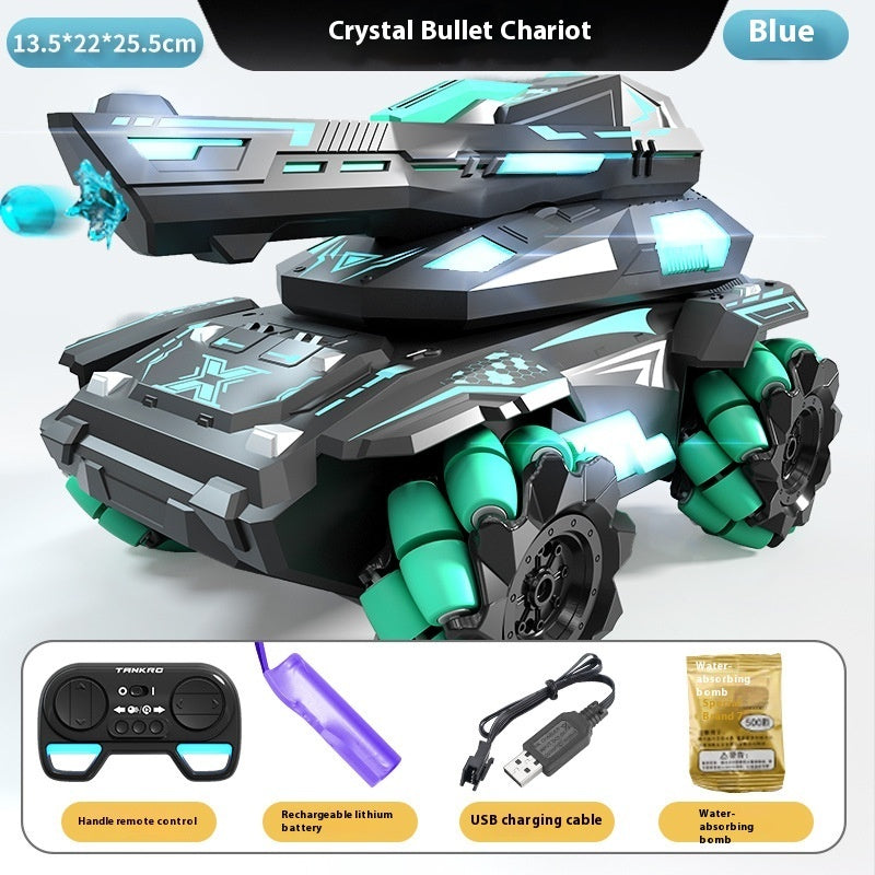 Armored Stunt Water Bomb Tank Children Remote Control Car Toy