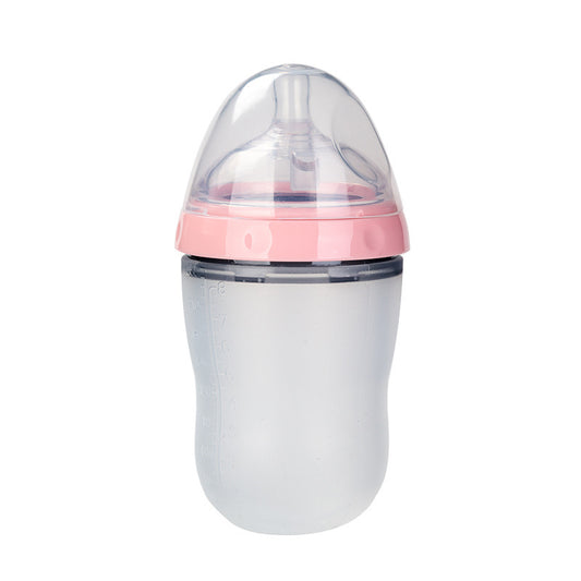 Breast Milk Silicone Baby Feeding Bottle