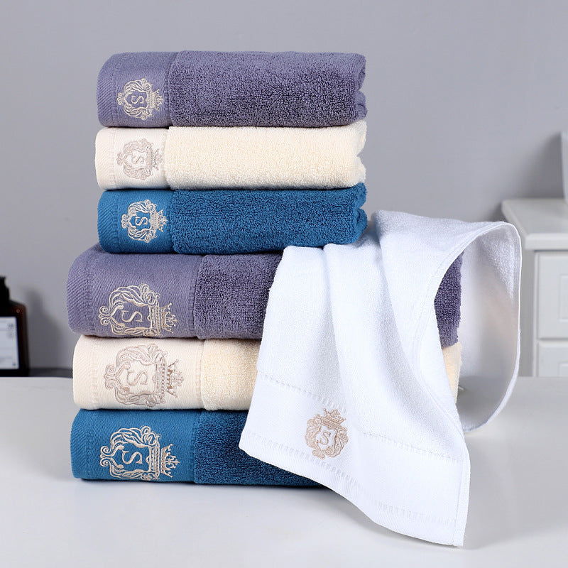 Baby Simple Cotton 2 Towel 1 Bath Towel Set