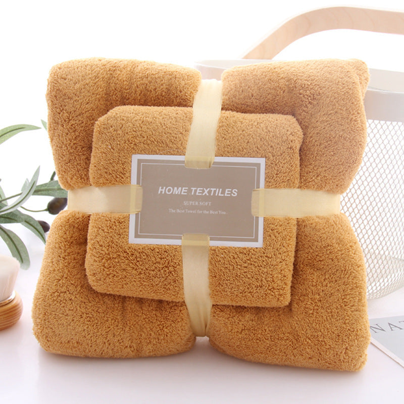 Baby Coral fleece bath towel set