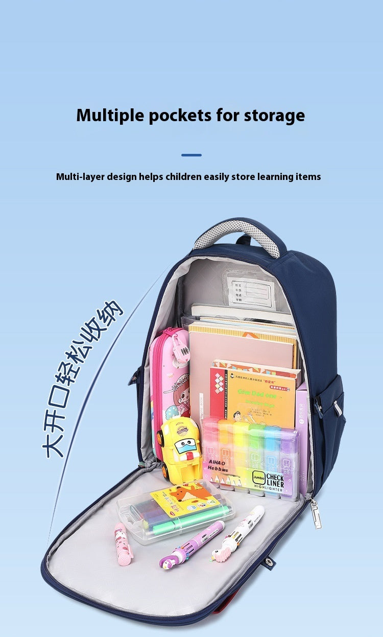 Lightweight Burden-reducing Spine-protecting Schoolbag