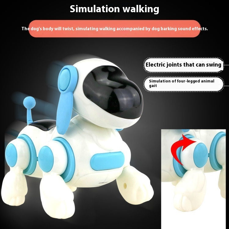 Children's Educational Crawling Simulation Electric Walking Music Dog Toy